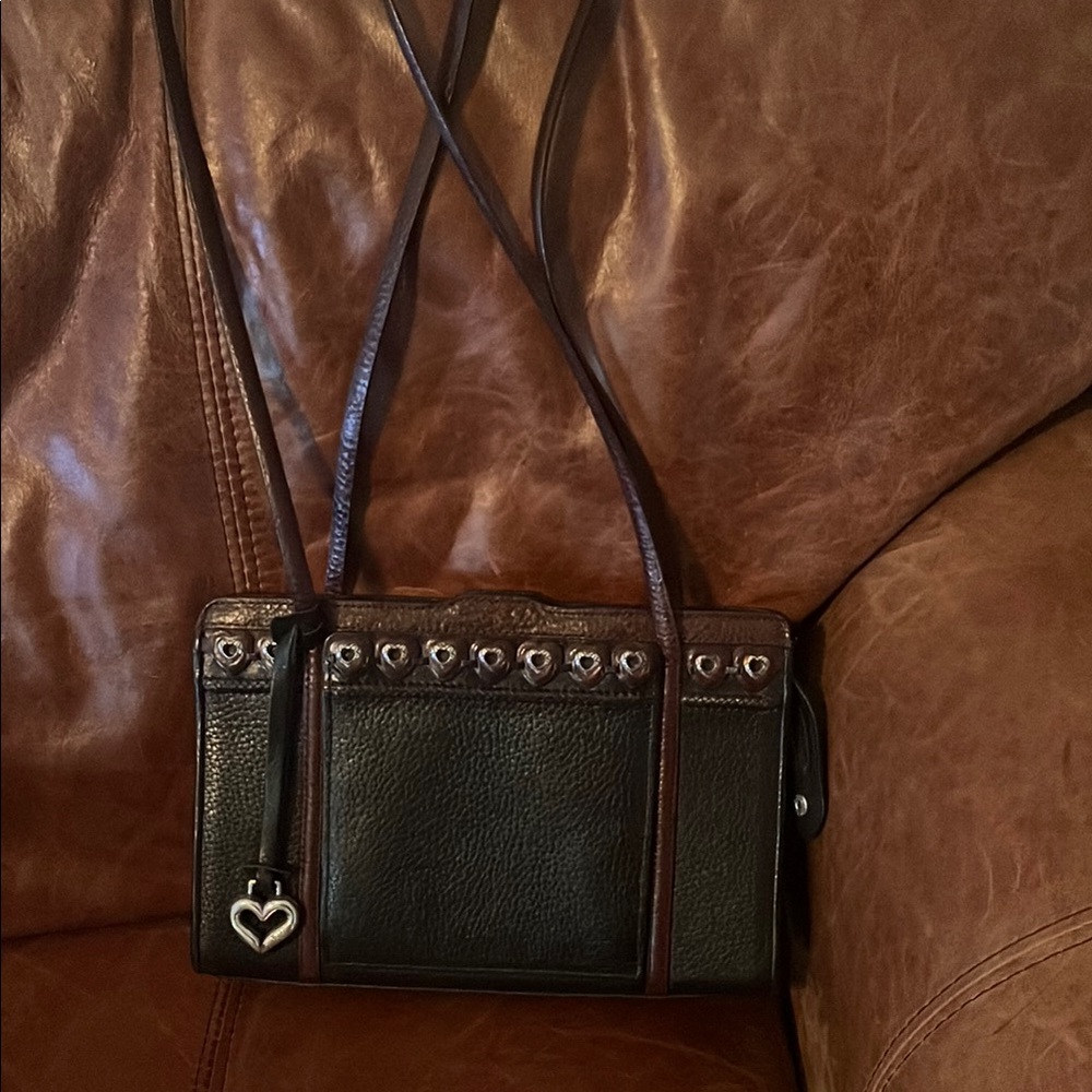 COPY - Brighton Black Leather Crossbody Bag